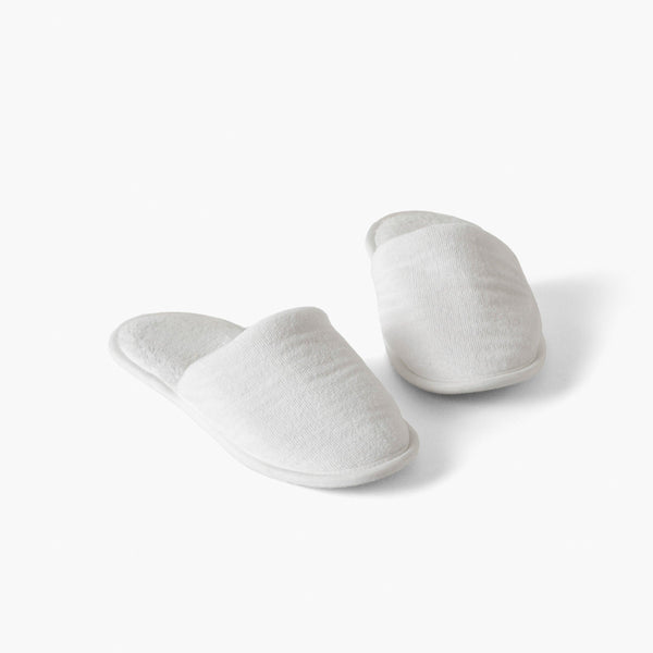 Plain hotsell white slippers