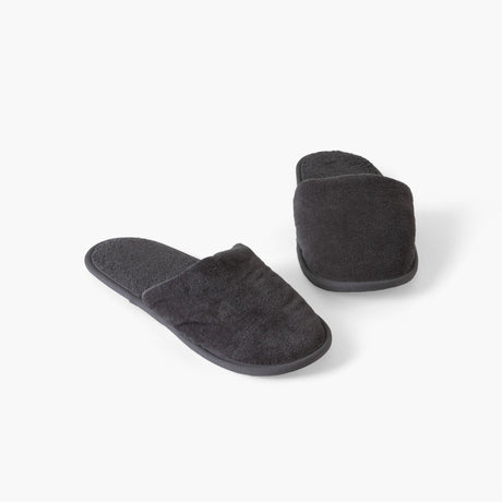 Men's Cotton Mules Slippers Lola Anthracite - Carré Blanc Canada