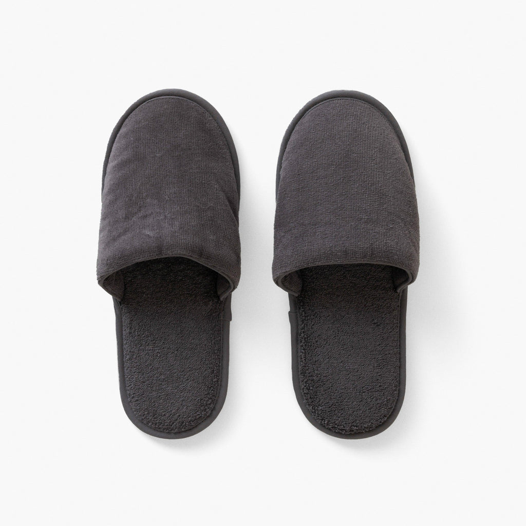 Men's Cotton Mules Slippers Lola Anthracite - Carré Blanc Canada