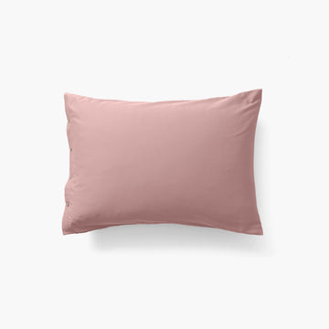 Rectangular Pillowcase in Organic Washed Cotton Sateen Quartz Blush - Carré Blanc Canada