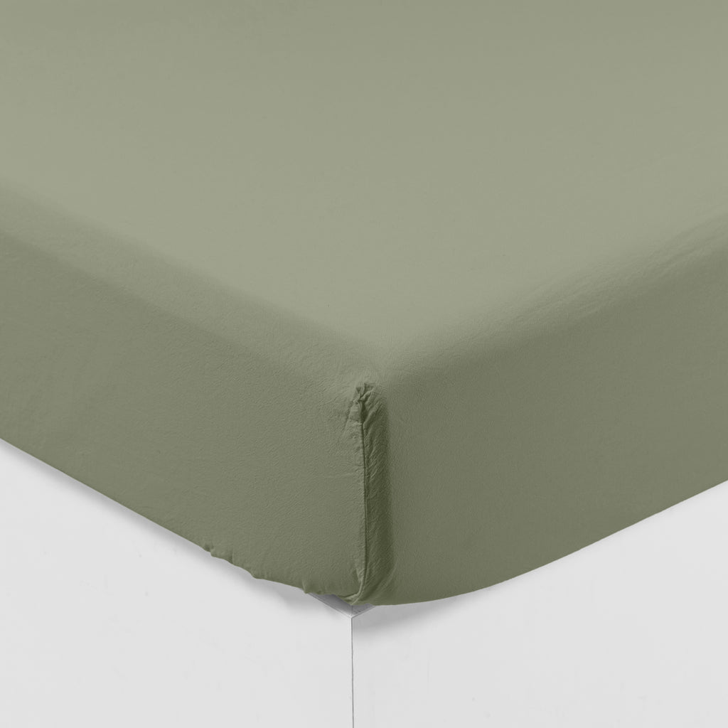 Souffle Sheet Set - Sage - Carré Blanc Canada