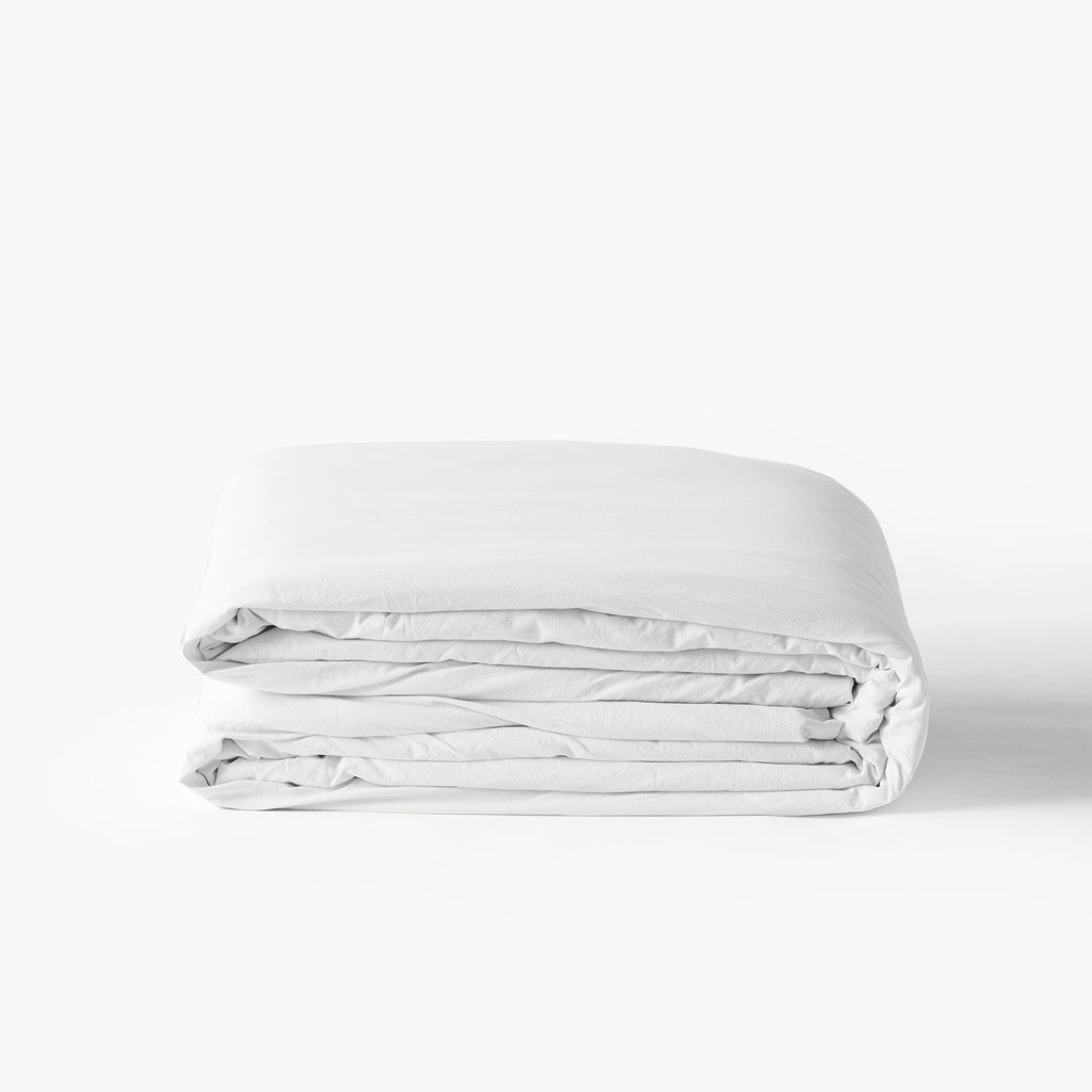 Souffle Duvet Cover Set - White - Carré Blanc Canada