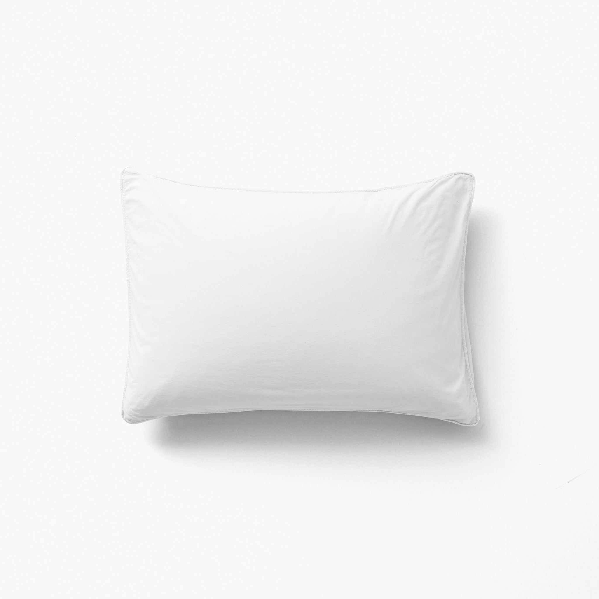 Taie Oreiller Coton Blanche 55x85cm 8080 Satin - Univers Coussin et Oreiller Taie Oreiller Coton Blanche 55x85cm 8080 Satin - Univers Coussin et Oreiller