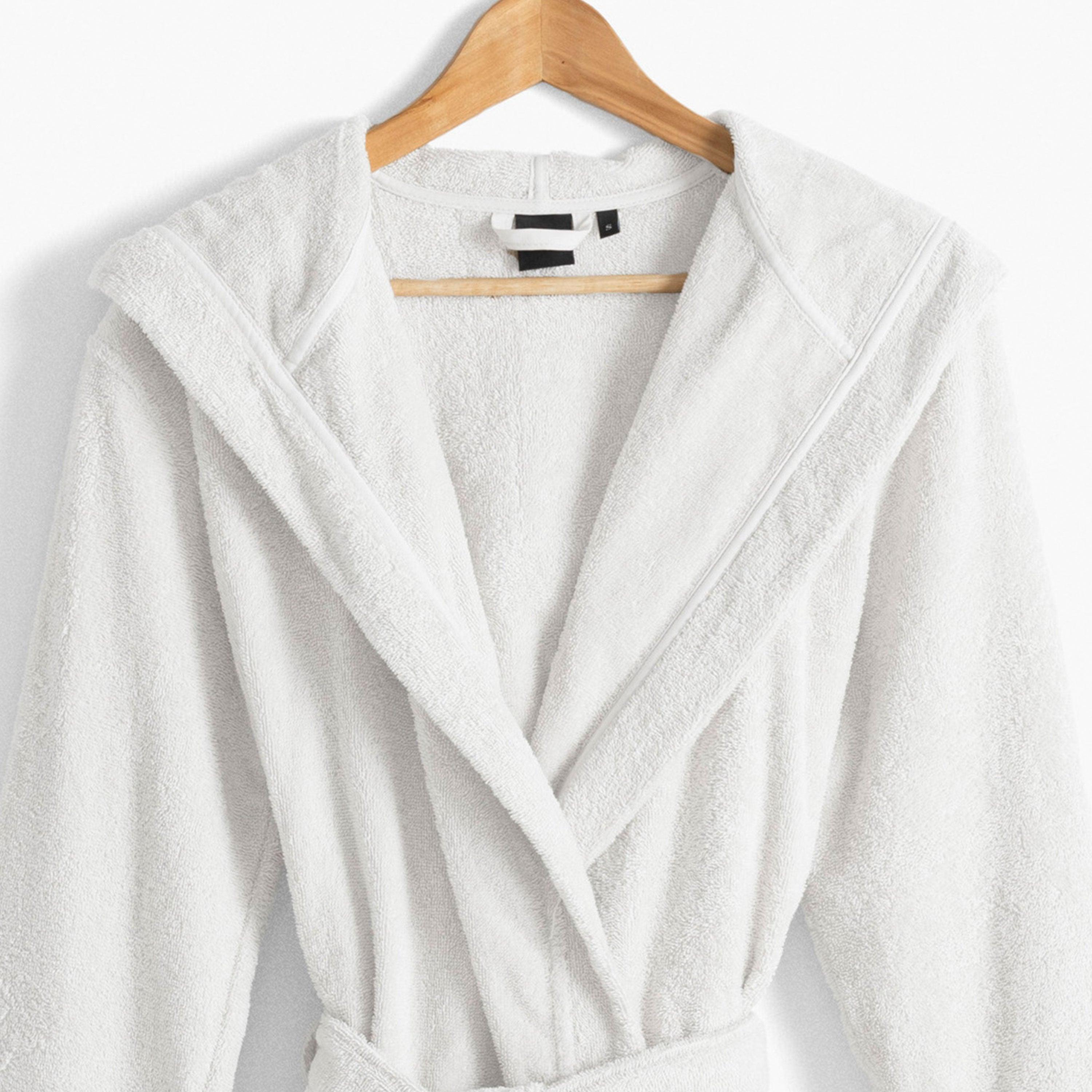 White cotton housecoat top
