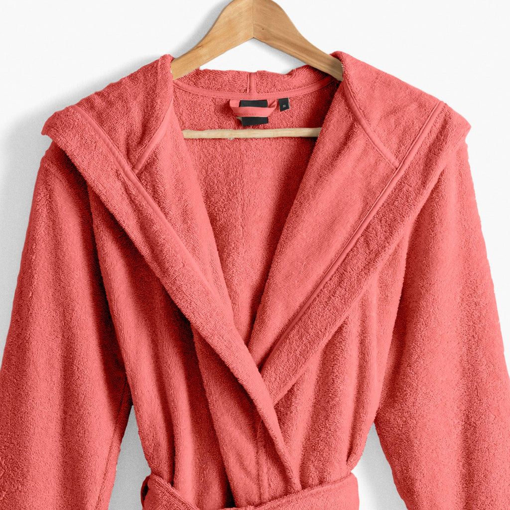 Osmose Women's Petal Hooded Cotton Bathrobe - Carré Blanc Canada