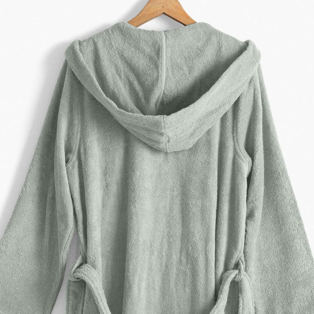 Osmose Men's Lichen Hooded Cotton Bathrobe - Carré Blanc Canada