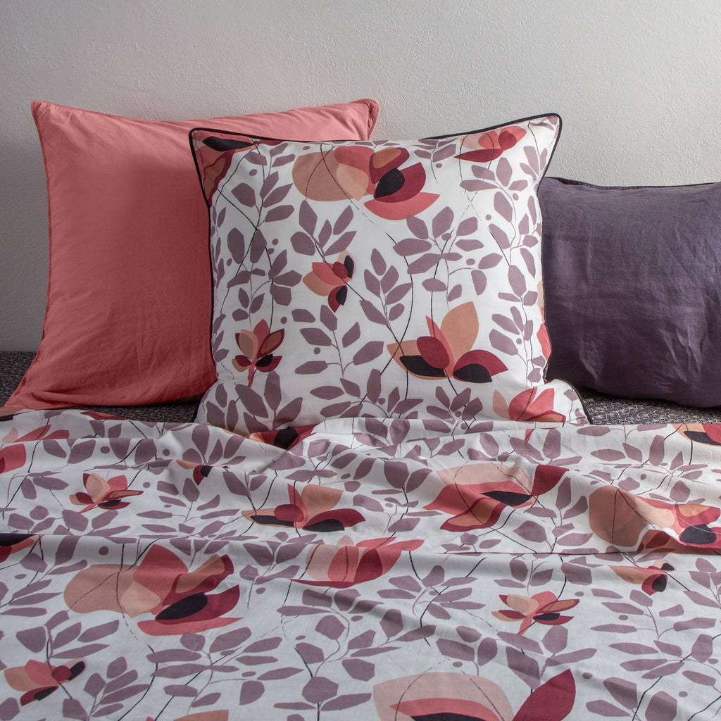 Square Pillowcase in Cotton Percale Okumi - Carré Blanc Canada