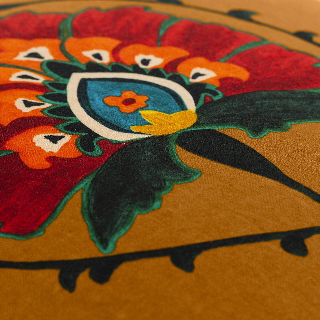 Square Pillowcase in Cotton and Linen Bukhara - Carré Blanc Canada