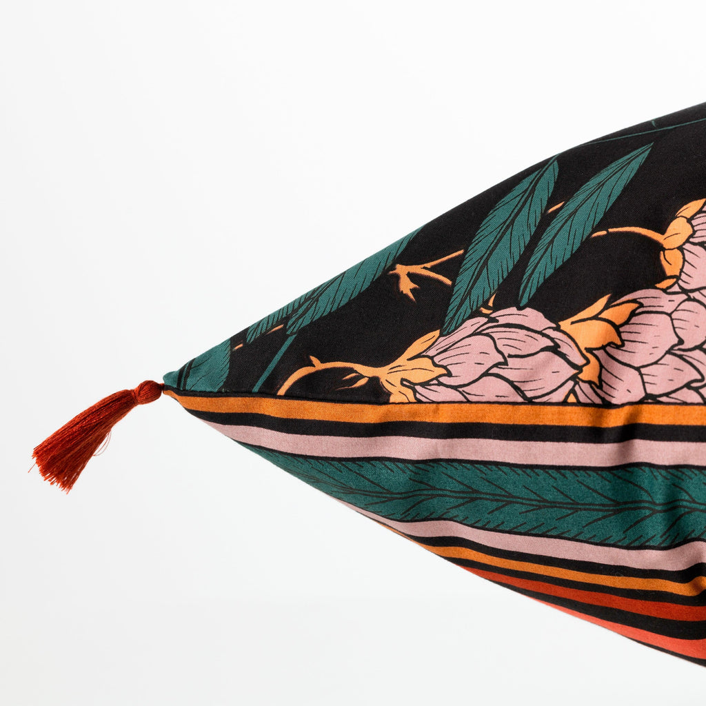 Square Pillowcase in Cotton Percale Exotica - Carré Blanc Canada