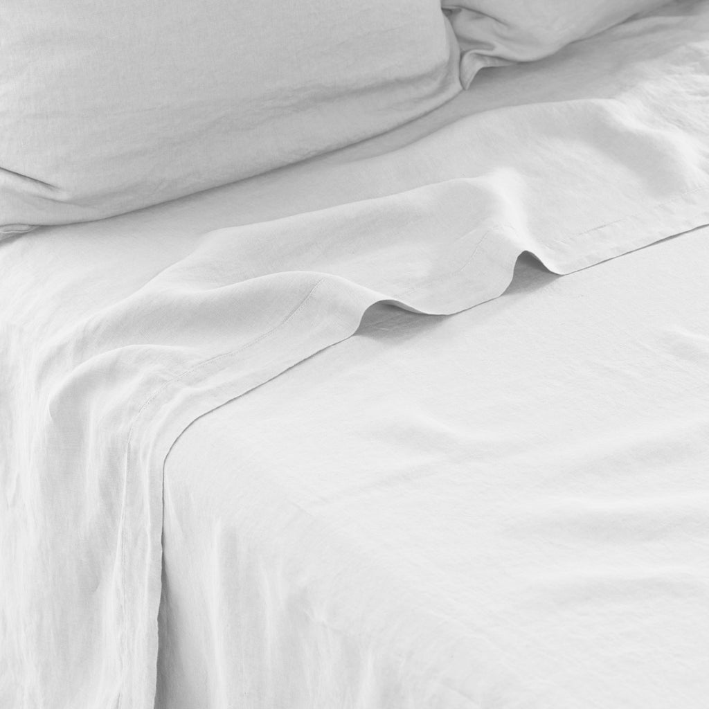 Songe Sheet Set - White - Carré Blanc Canada