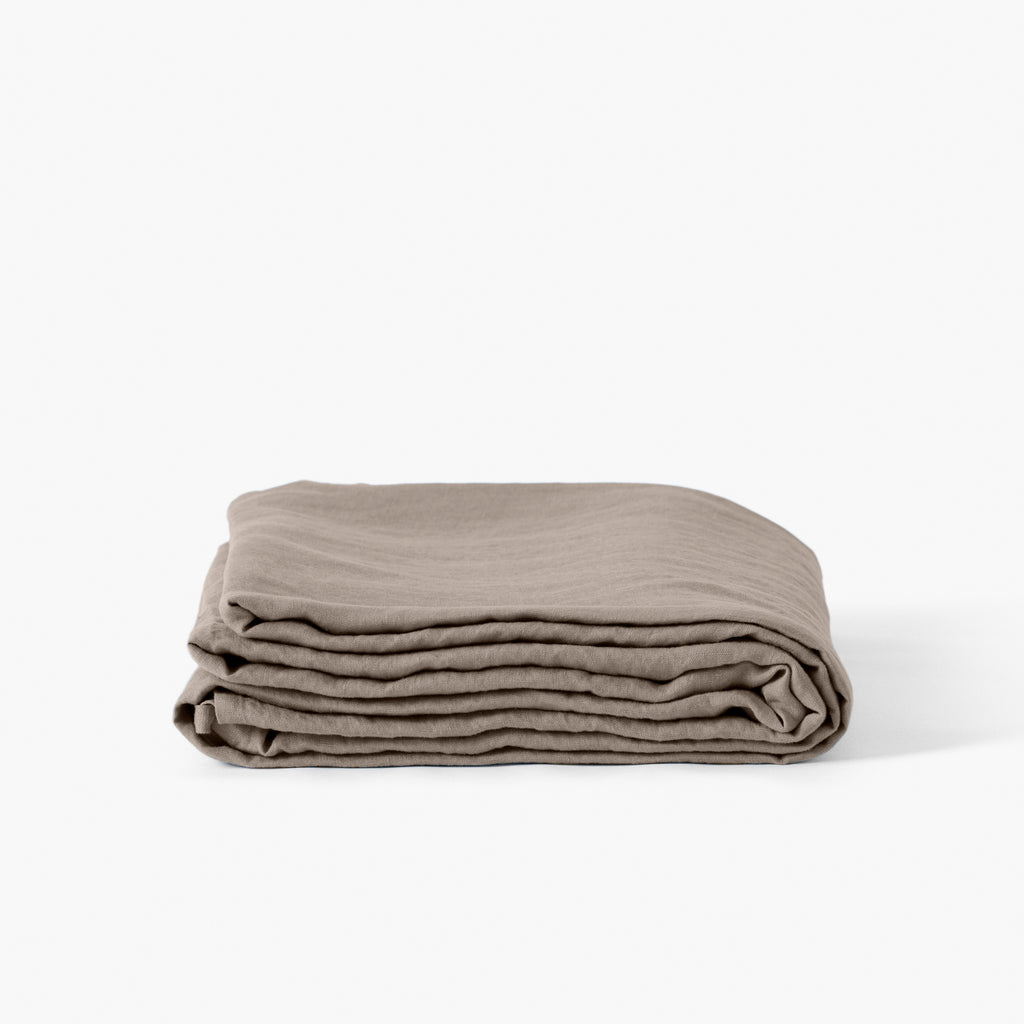 Songe Sheet Set - Beige Grey - Carré Blanc Canada