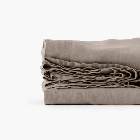 Songe Sheet Set - Beige Grey - Carré Blanc Canada