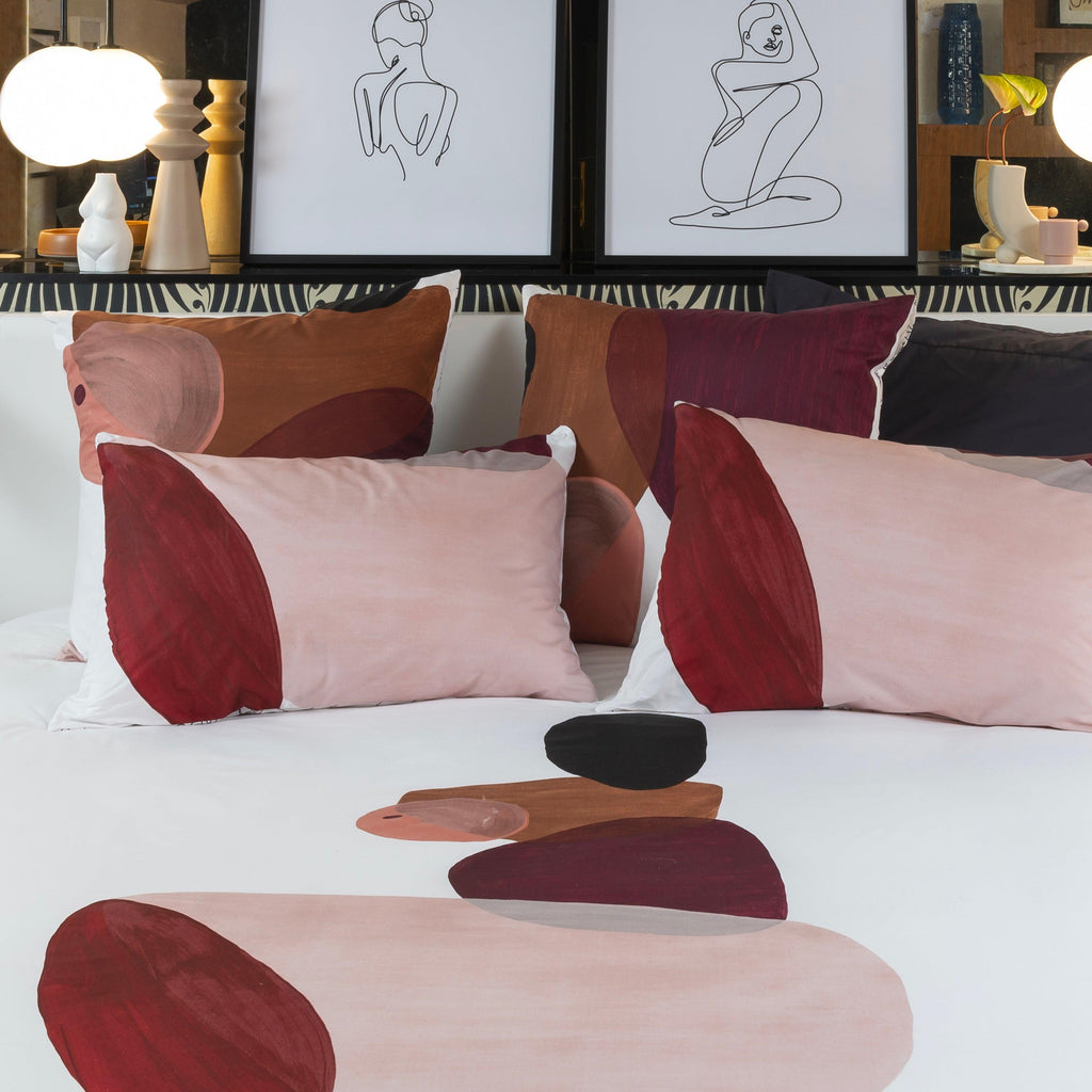 Square Pillowcase in Cotton Percale Callipyge - Carré Blanc Canada