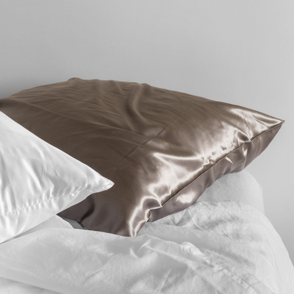 Beaute Mulberry Silk Rectangular Pillowcase Mink - Carré Blanc Canada