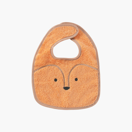 Mini Cotton Bib Noisette Orange - Carré Blanc Canada