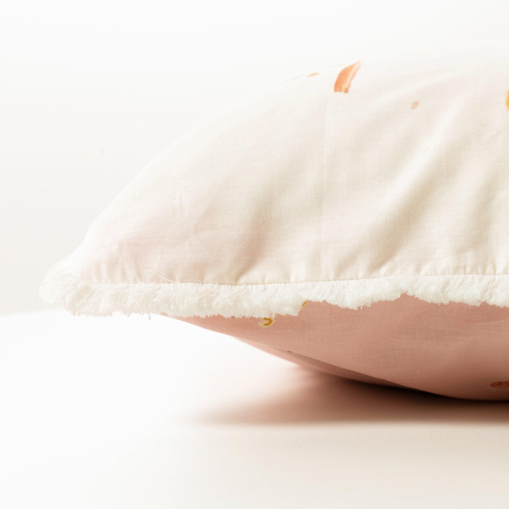 Rectangular Pillowcase Pure Organic Cotton Raphia - Carré Blanc Canada