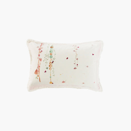 Rectangular Pillowcase Pure Organic Cotton Raphia - Carré Blanc Canada
