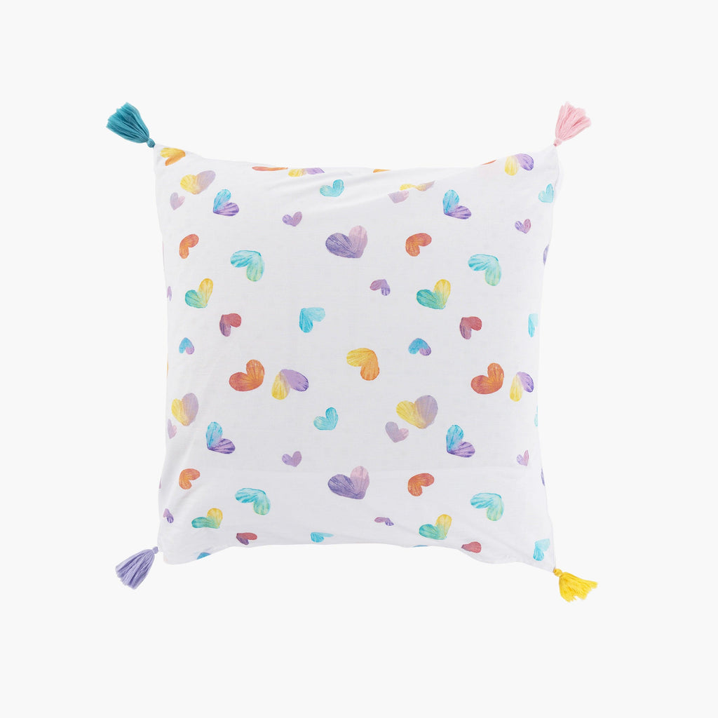 Square Pillowcase in Pure Cotton Calliope - Carré Blanc Canada