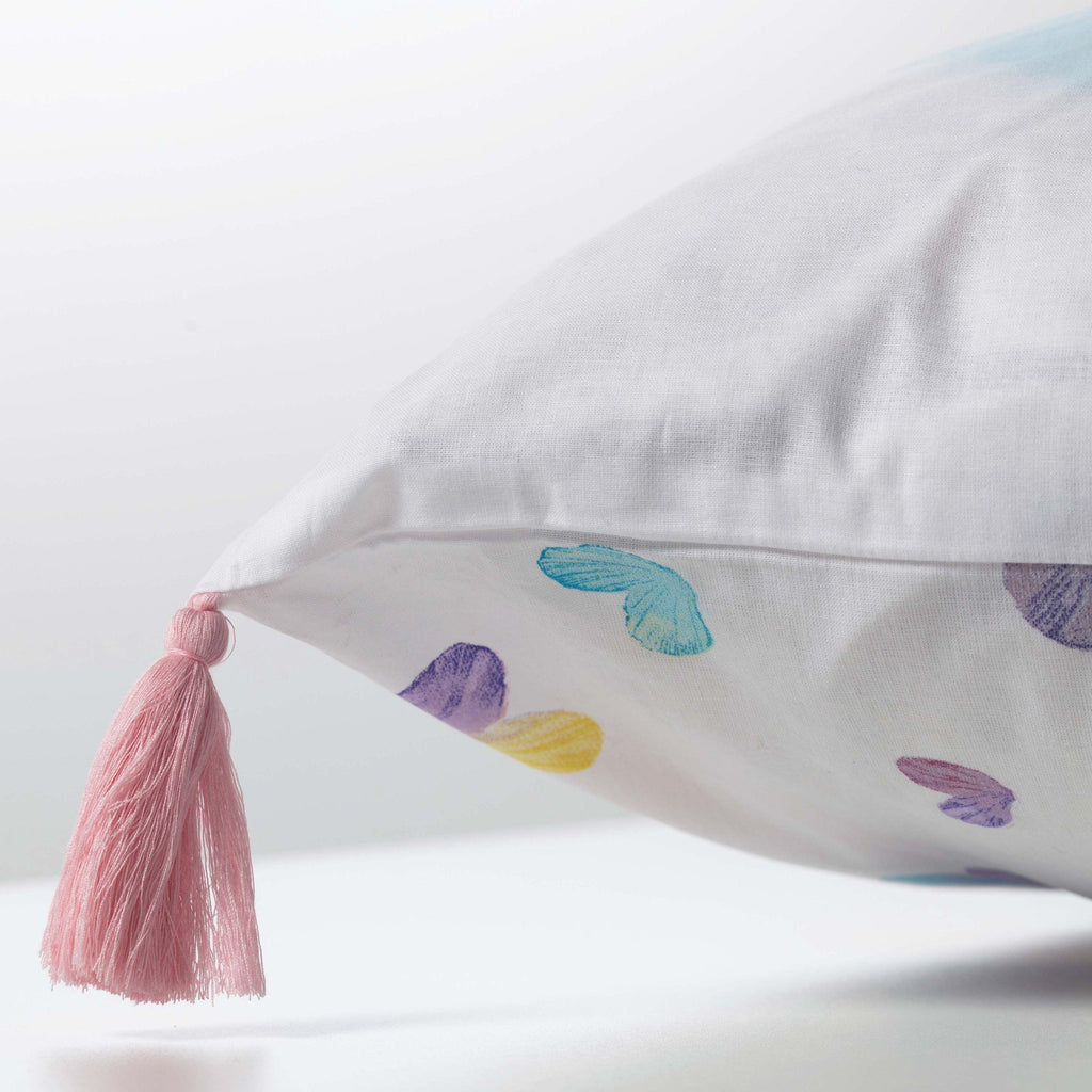 Square Pillowcase in Pure Cotton Calliope - Carré Blanc Canada