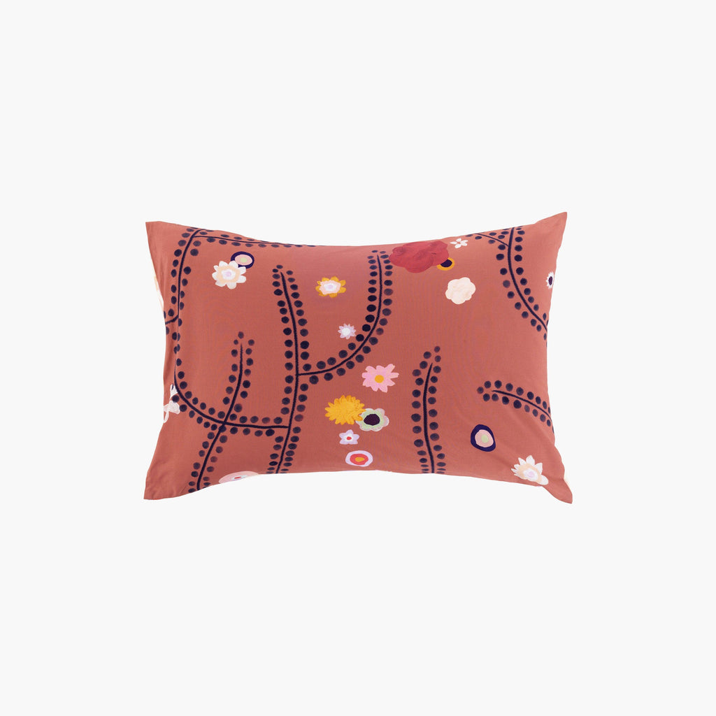 Rectangular Pillowcase in Cotton Percale Psyché - Carré Blanc Canada