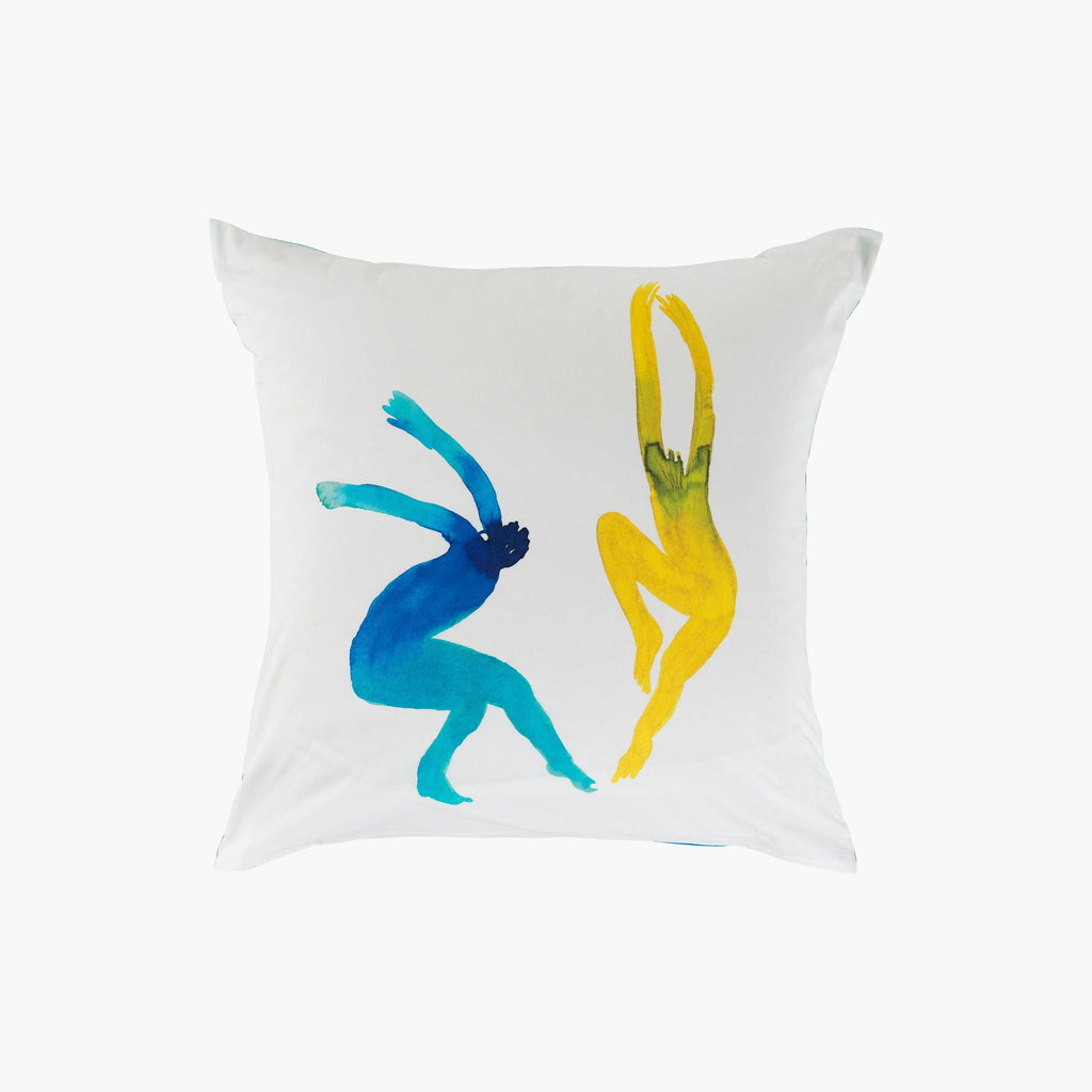 Square Pillowcase in Cotton Percale Capoeira - Carré Blanc Canada