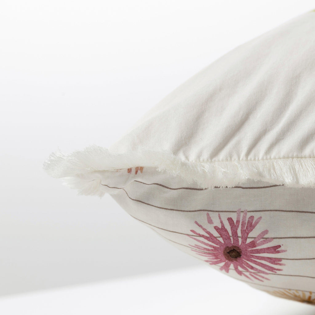 Square Pillowcase in Pure Organice Washed Cotton O Gaïa - Carré Blanc Canada