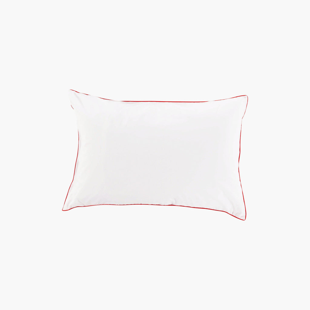 Rectangular Pillowcase in Cotton Percale Bisou - Carré Blanc Canada