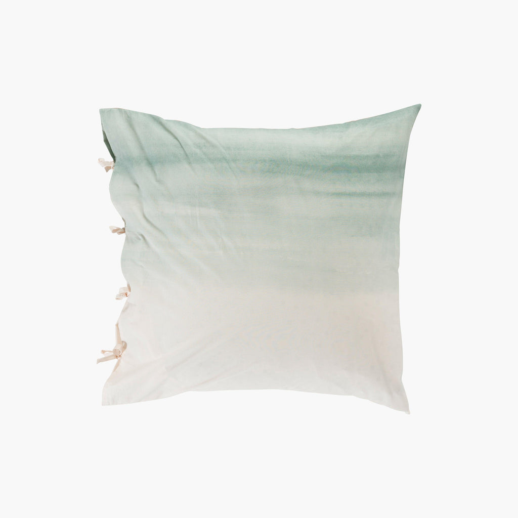 Square Pillowcase in Cotton Percale Vibration - Carré Blanc Canada