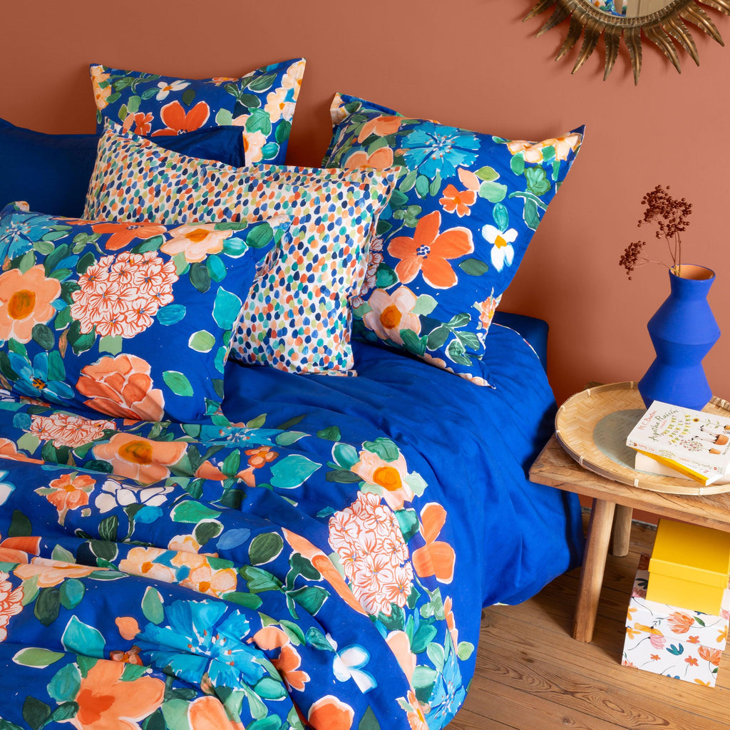 Square Pillowcase in Pure Cotton Mijas - Carré Blanc Canada