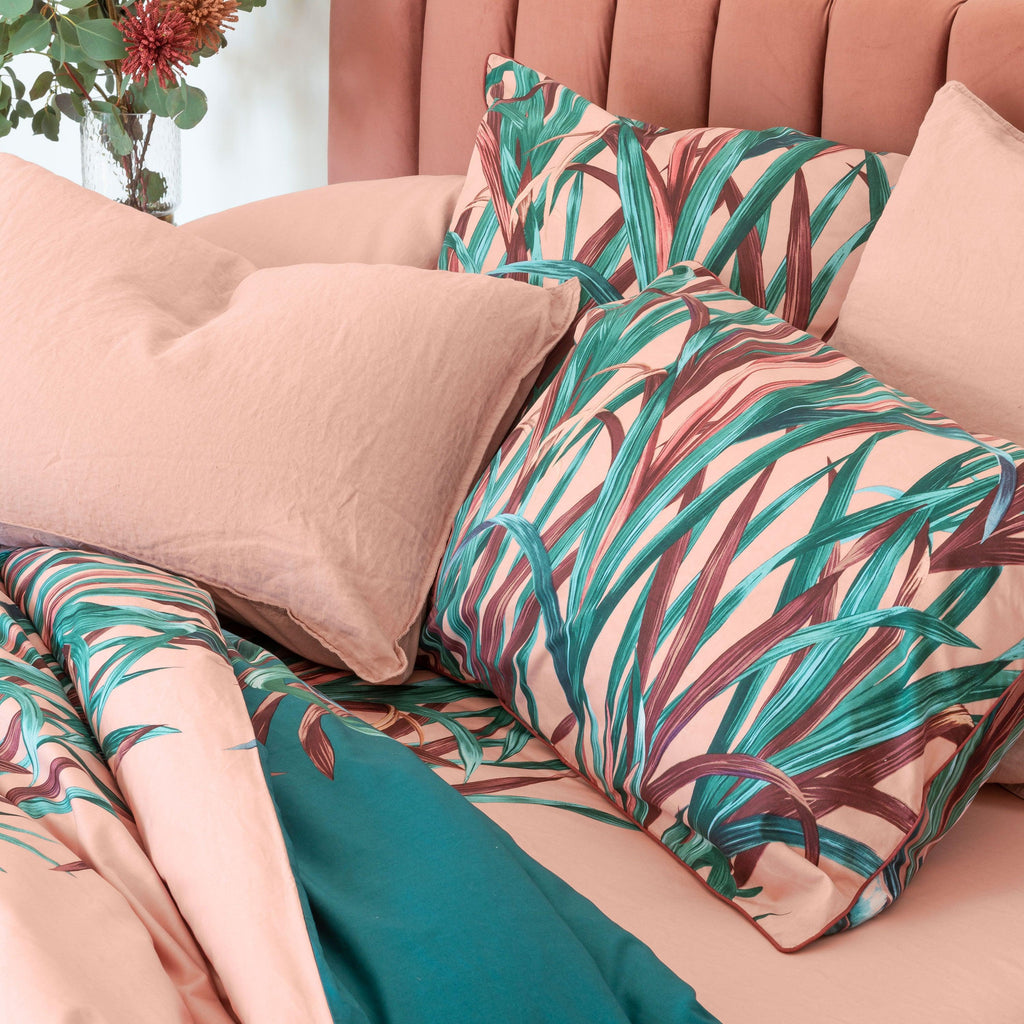 Rectangular Pillowcase in Cotton Percale Calathéa - Carré Blanc Canada