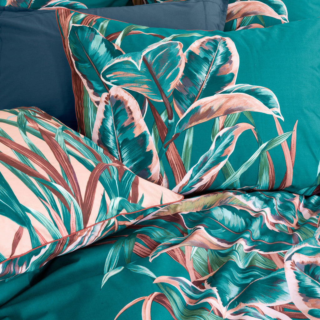 Rectangular Pillowcase in Cotton Percale Calathéa - Carré Blanc Canada