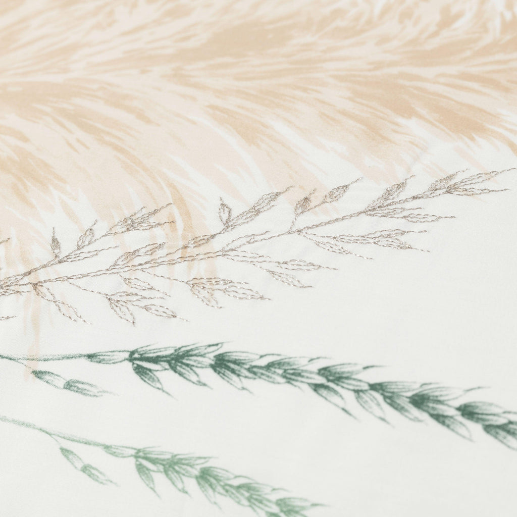 Square Pillowcase in Cotton Satin Pampa II - Carré Blanc Canada