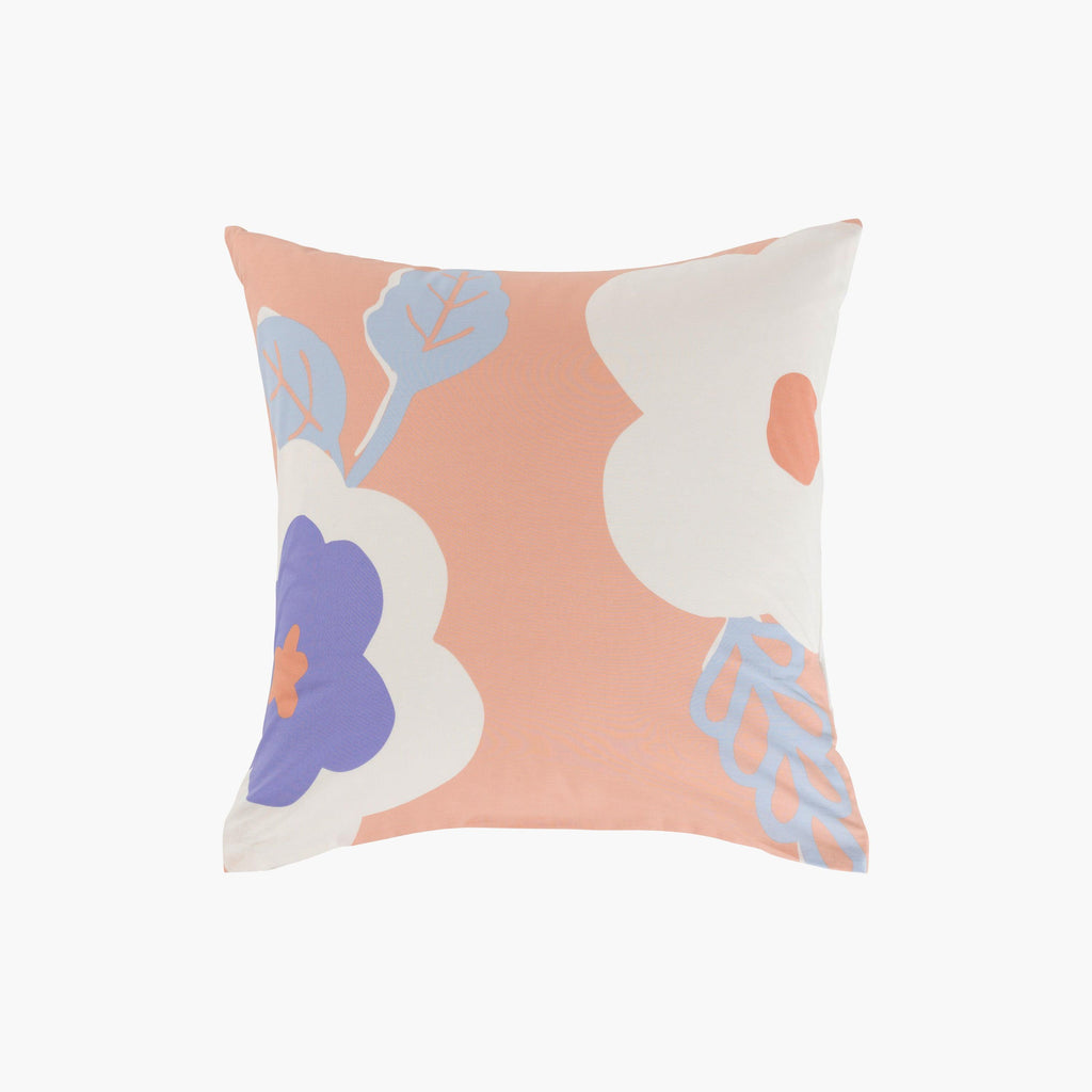 Square Pillowcase in Cotton Percale Twiggypop - Carré Blanc Canada