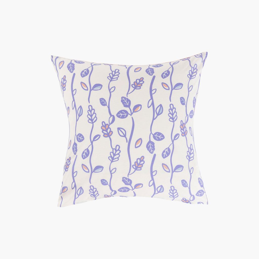 Square Pillowcase in Cotton Percale Twiggypop - Carré Blanc Canada