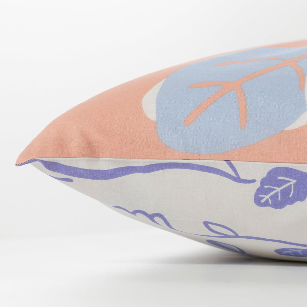 Square Pillowcase in Cotton Percale Twiggypop - Carré Blanc Canada