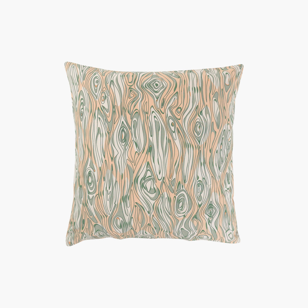 Square Pillowcase in Washed Organic Cotton Monarbre - Carré Blanc Canada