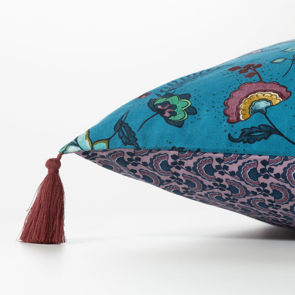 Square Pillowcase in Cotton and Linen Bombay - Carré Blanc Canada