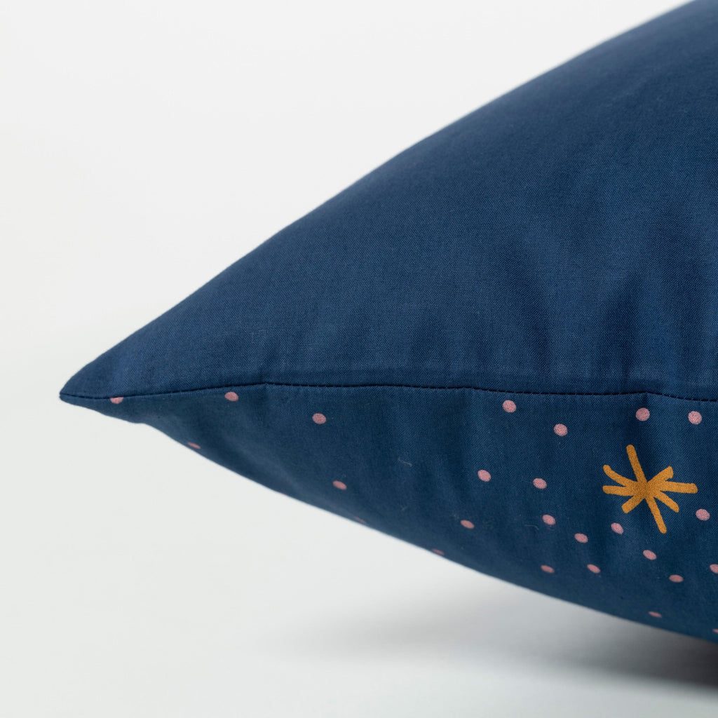 Square Pillowcase in Cotton Percale Célestes - Carré Blanc Canada