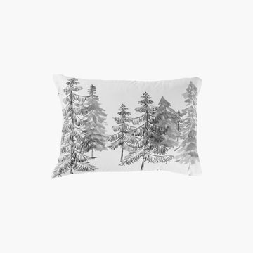 taie d'oreiller réversible percale de coton Grizzli rectangle face