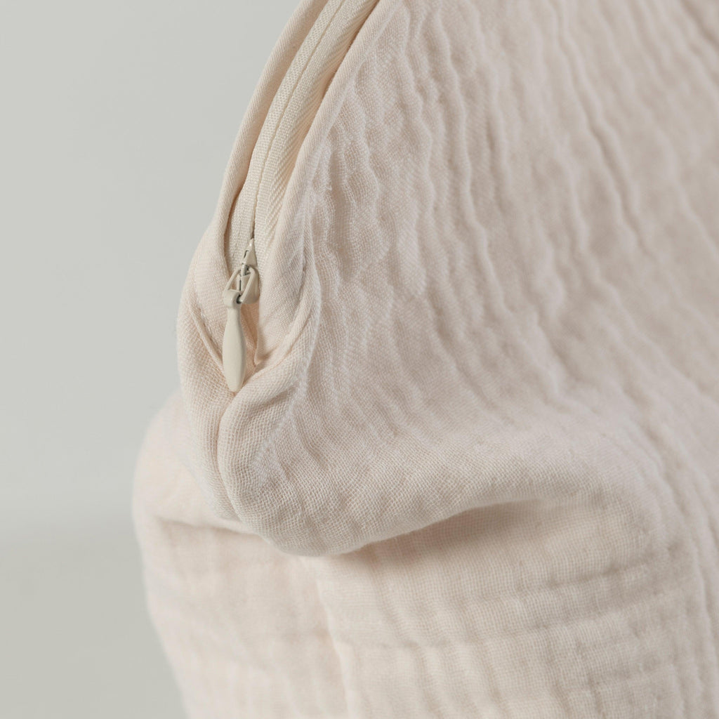 Headband in Organic Cotton and Cotton Gauze Naturelle - Carré Blanc Canada