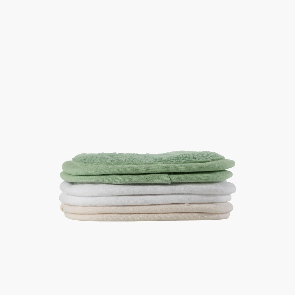 Pack of 6 Washable Cotton Make-Up Remover Squares - Carré Blanc Canada