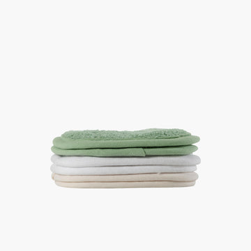 Pack of 6 Washable Cotton Make-Up Remover Squares - Carré Blanc Canada