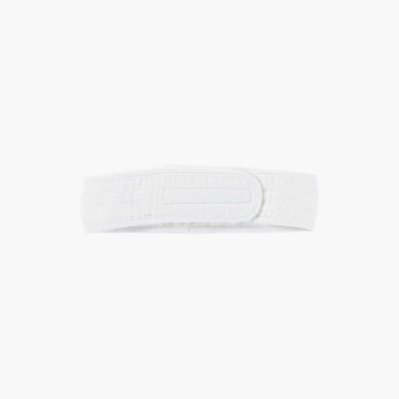 Headband in Organic Cotton and Cotton Gauze Naturelle White - Carré Blanc Canada