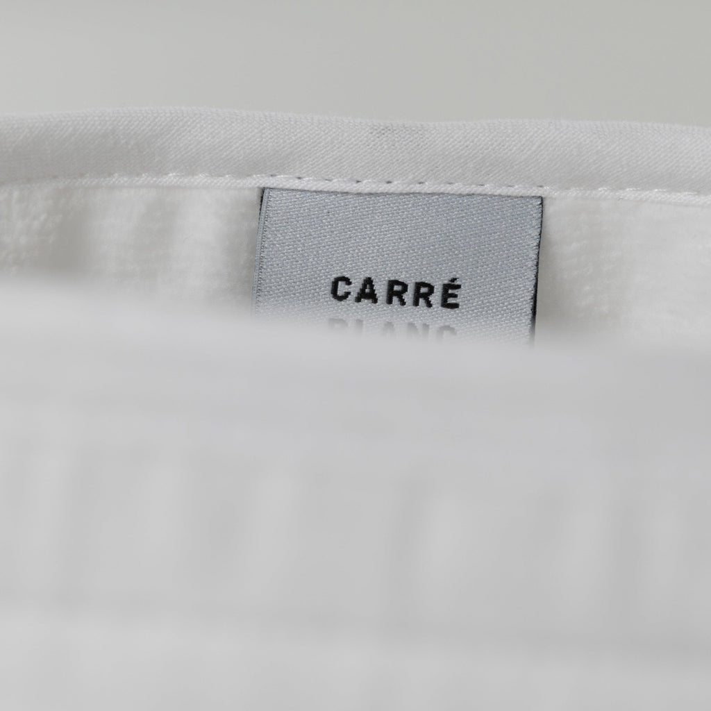 Headband in Organic Cotton and Cotton Gauze Naturelle White - Carré Blanc Canada