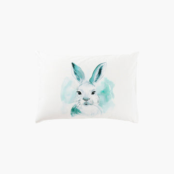 Taie d'oreiller réversible pur coton bio Boréales rectangle face