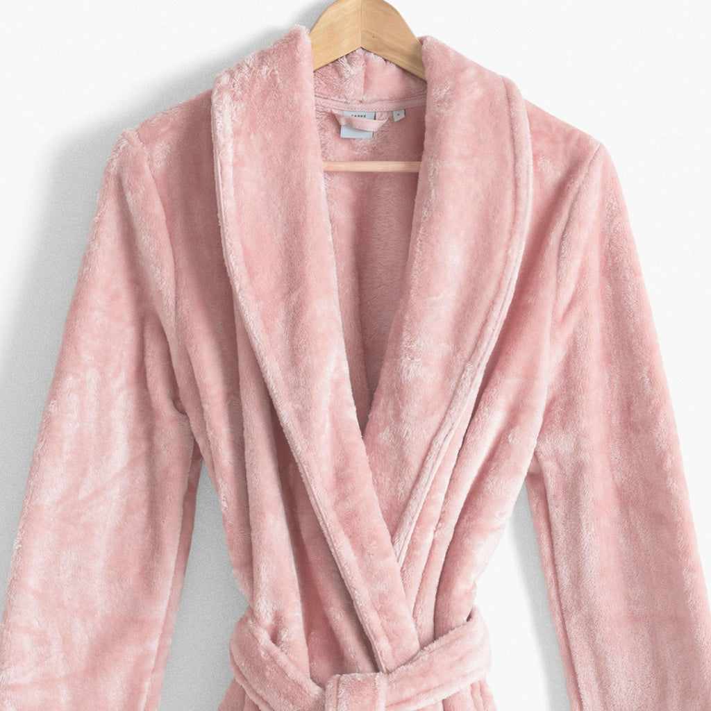 Elena Nude Fleece Dressing Gown - Carré Blanc Canada