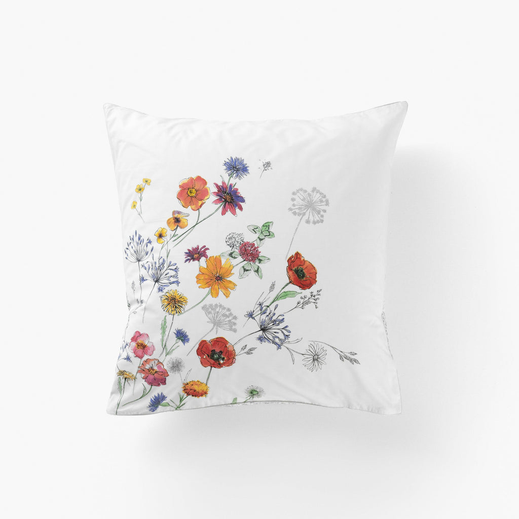 Square Pillowcase in Cotton Percale Eloges - Carré Blanc Canada