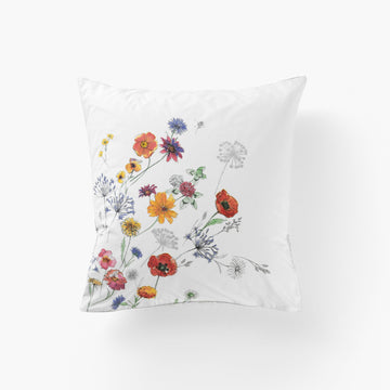 Square Pillowcase in Cotton Percale Eloges - Carré Blanc Canada