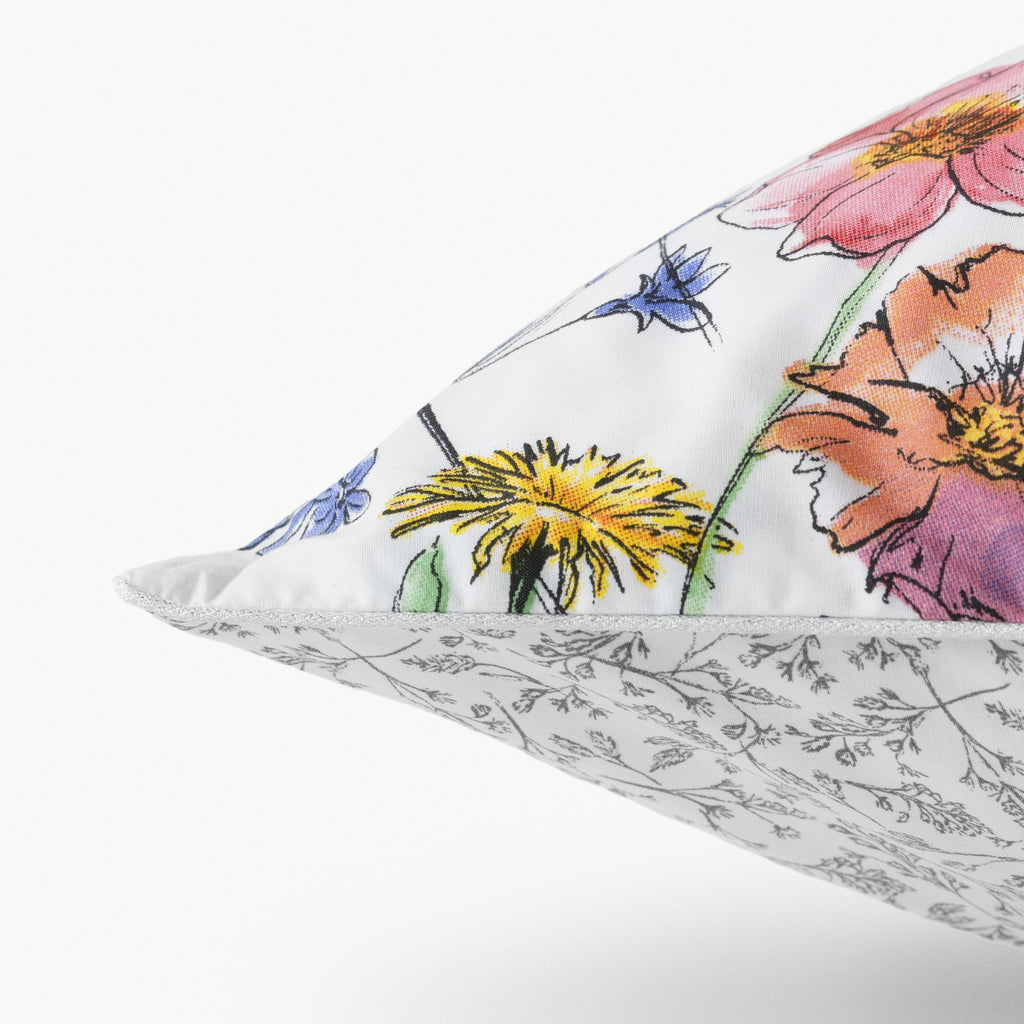 Square Pillowcase in Cotton Percale Eloges - Carré Blanc Canada