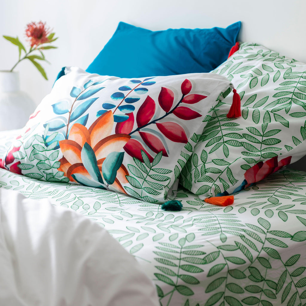 Rectangular Pillowcase in Cotton Percale Balata - Carré Blanc Canada